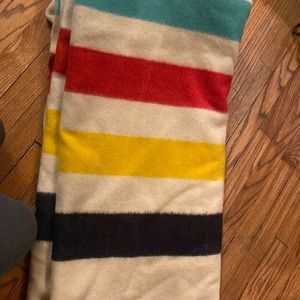 Hudson Bay 4 Point Collectible Woolen Blanket 72x88 Hudson Bay Bedding